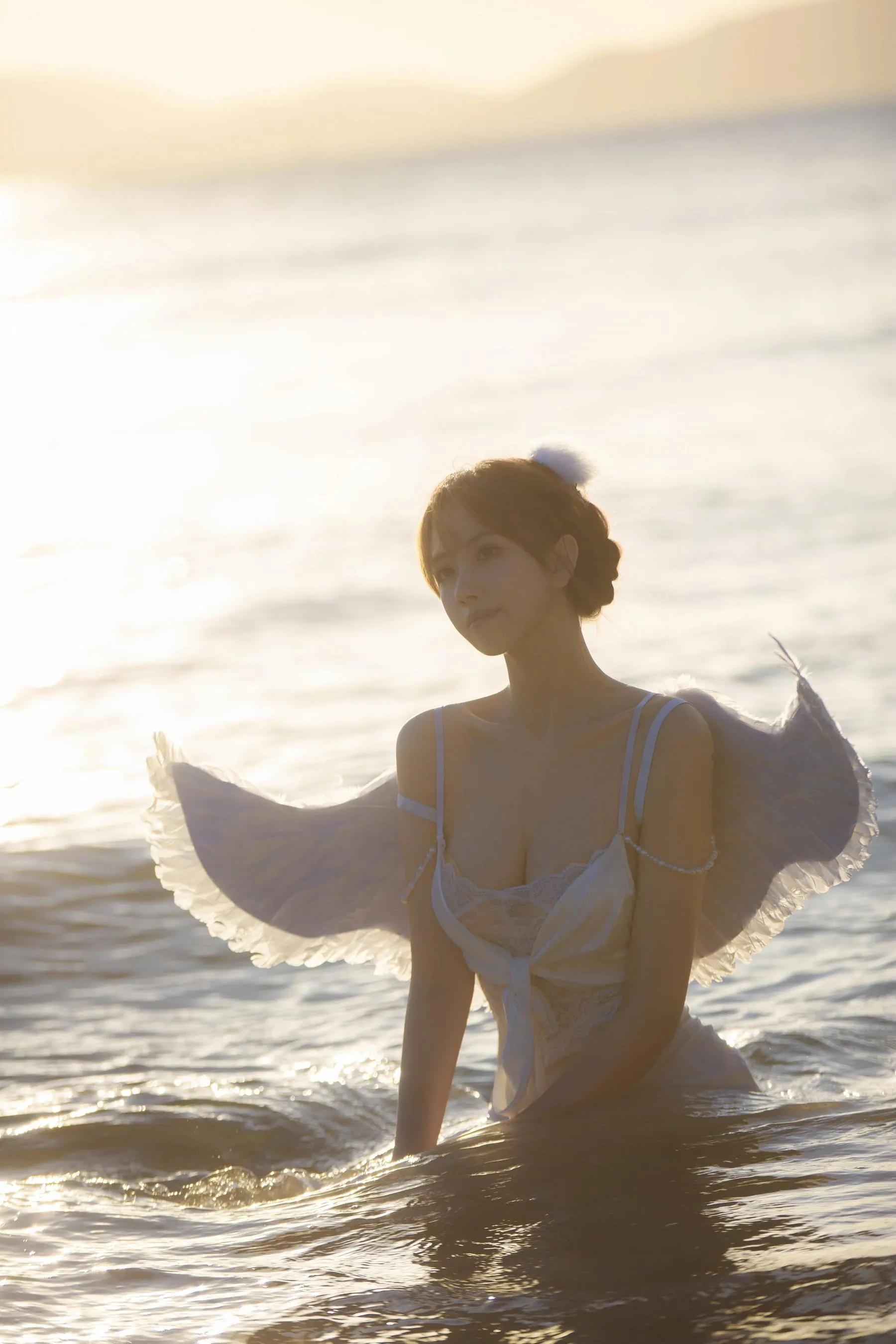 念雪ww – NO.35 海边神明少女 [50P]插图7